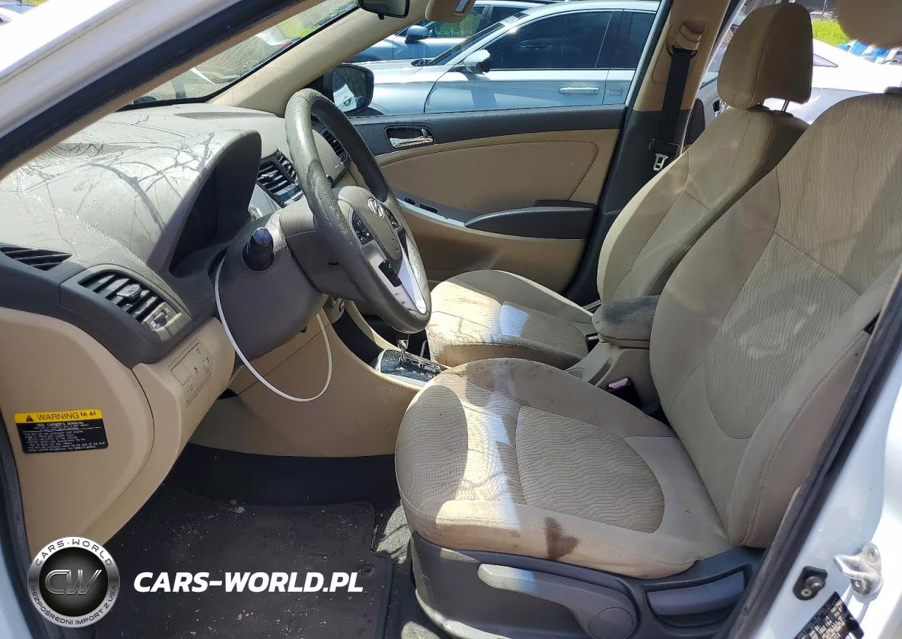 2012 Hyundai Accent Gls VIN:KMHCU4AEXCU061013 - 7