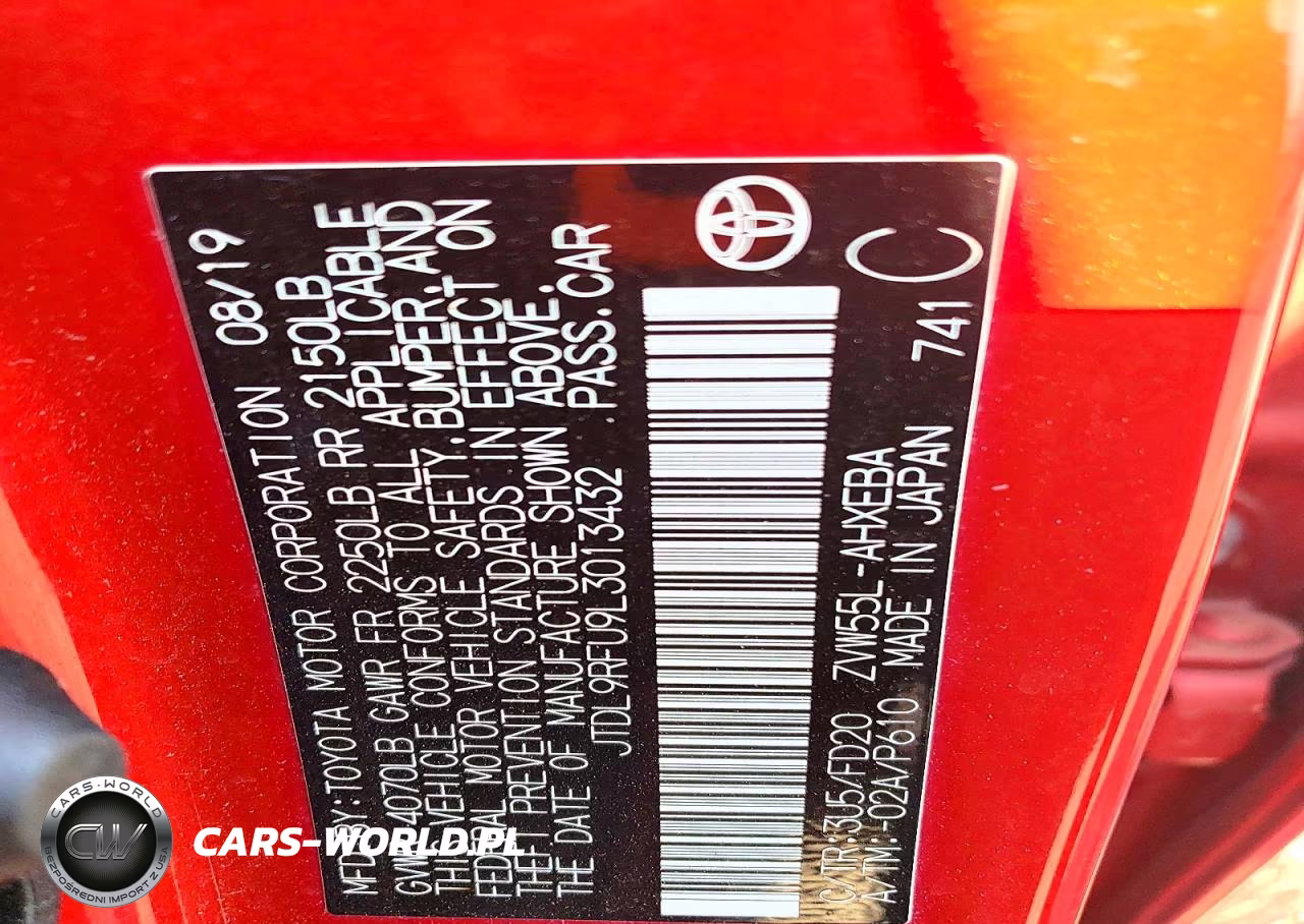 2020 Toyota Prius Le Awd-E VIN:JTDL9RFU9L3013432 - 13