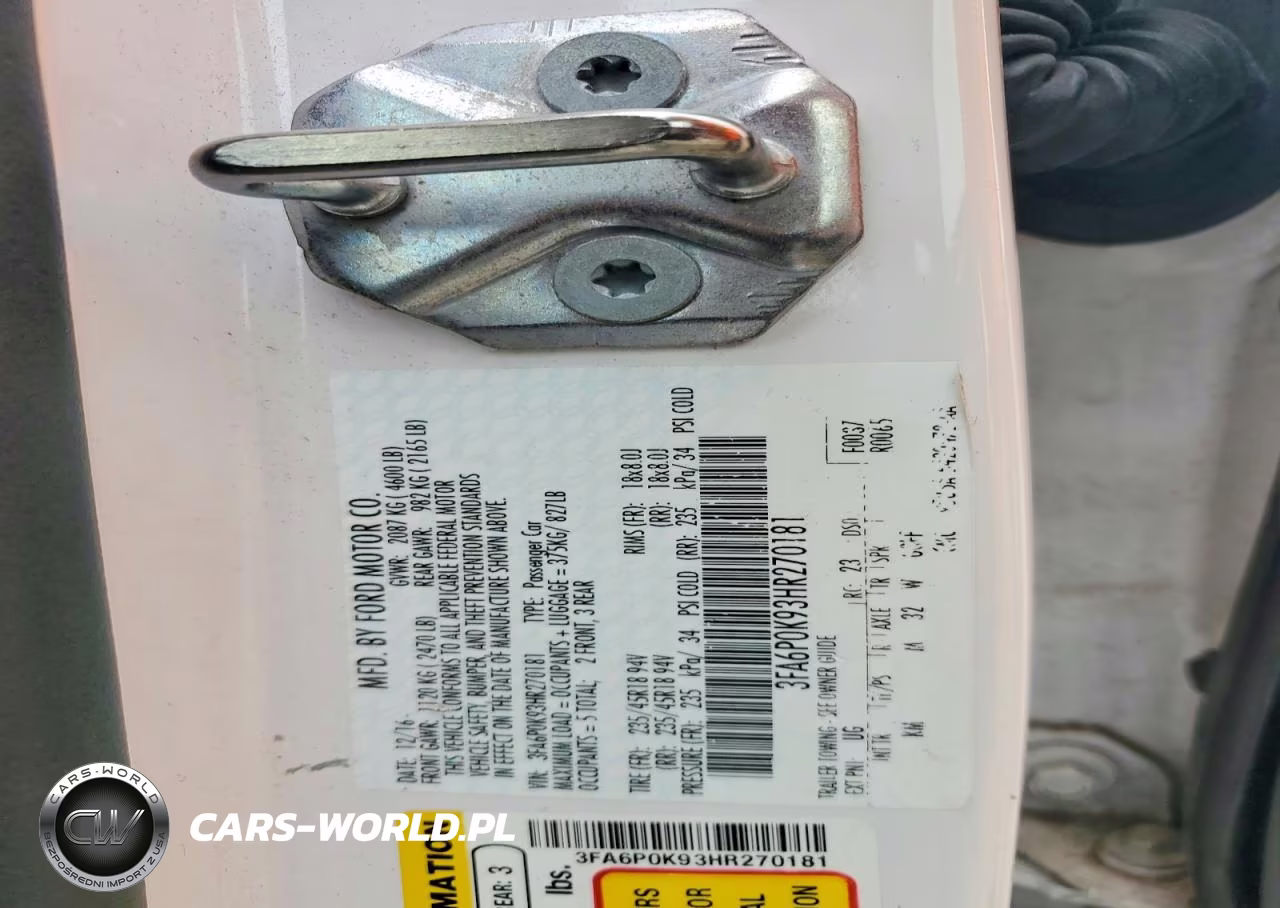 2017 Ford Fusion Titanium VIN:3FA6P0K93HR270181 - 12