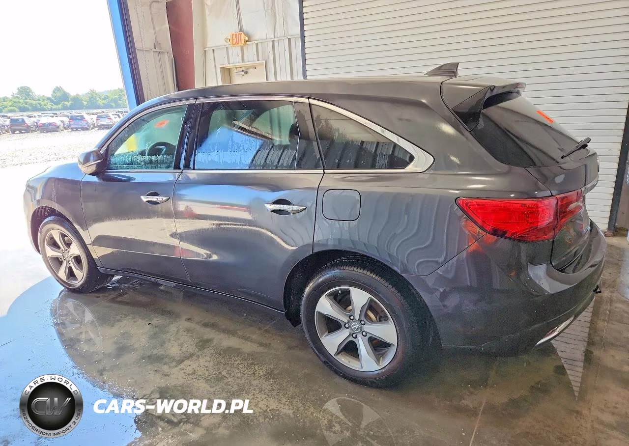 2016 Acura Mdx VIN:5FRYD4H21GB027089 - 2