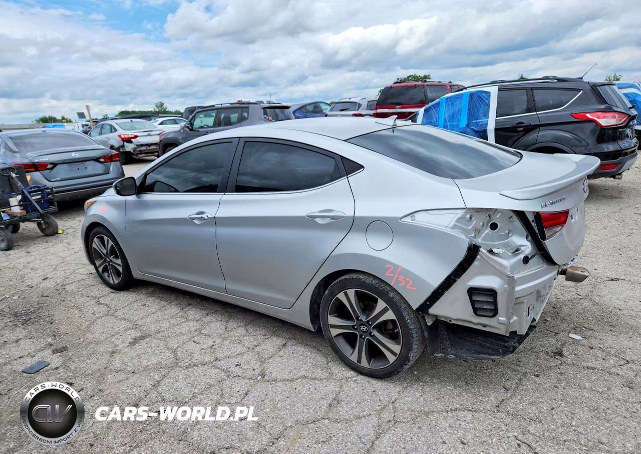 2015 Hyundai Elantra Sport VIN:KMHDH4AH2FU342519 - 2