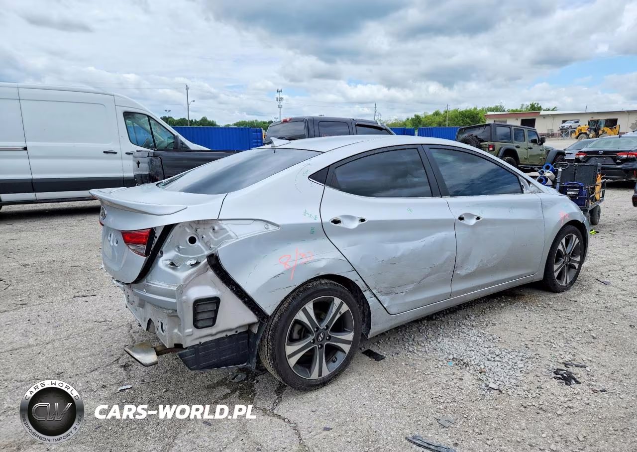 2015 Hyundai Elantra Sport VIN:KMHDH4AH2FU342519 - 3