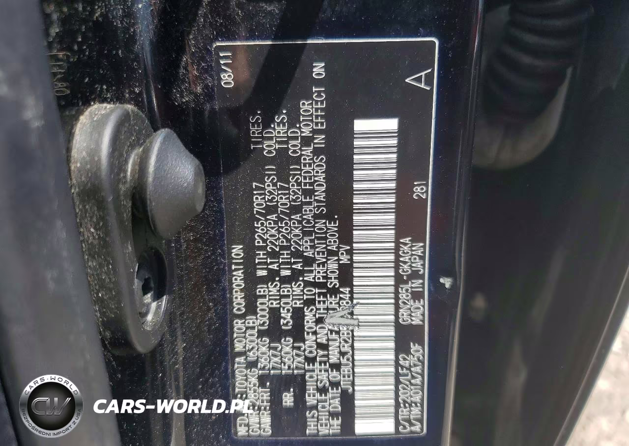 2011 Toyota 4Runner Sr5 VIN:JTEBU5JR2B5072844 - 13