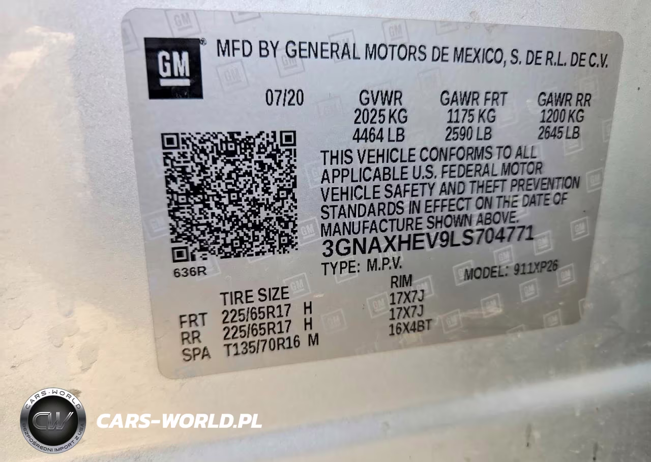2020 Chevrolet Equinox VIN:3GNAXHEV9LS704771 - 13