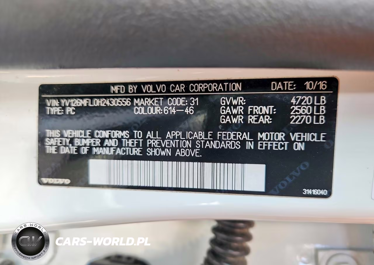2017 Volvo S60 VIN:YV126MFL0H2430556 - 12