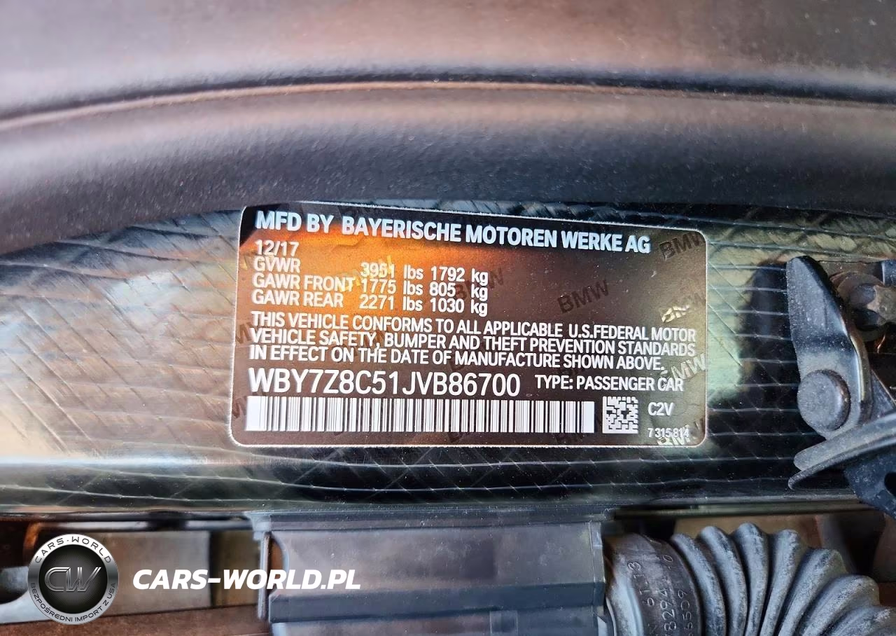 2018 BMW I3 S Rex VIN:WBY7Z8C51JVB86700 - 13