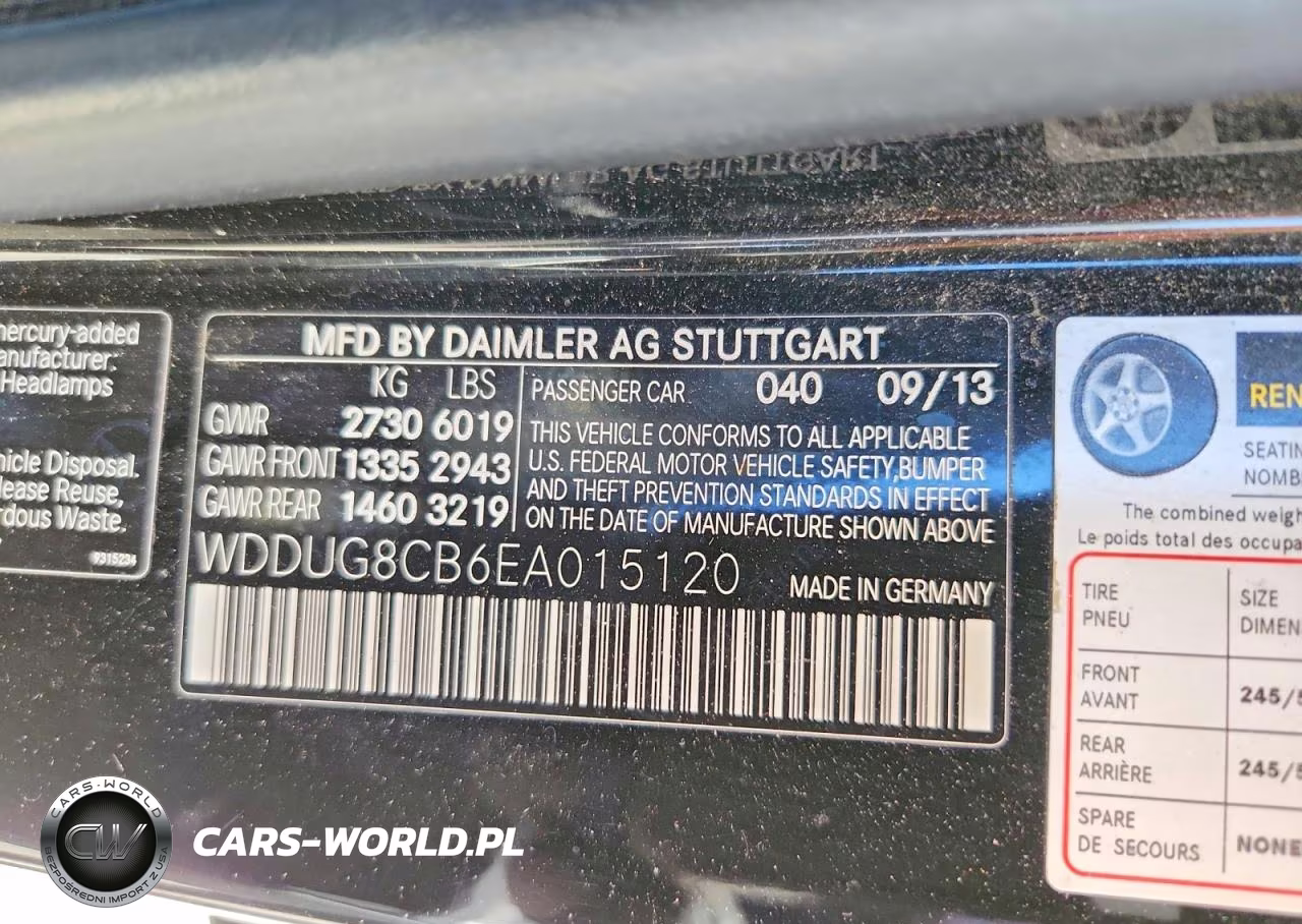 2014 Mercedes-Benz S 550 VIN:WDDUG8CB6EA015120 - 12