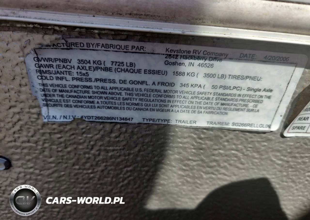 2006 Keystone Springdale Camper VIN:4YDT266286N134847 - 10