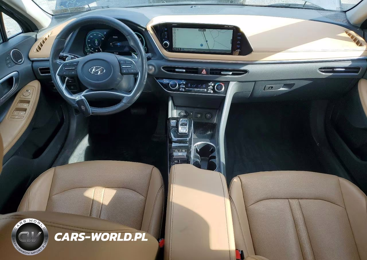 2021 Hyundai Sonata Hybrid Limited VIN:KMHL54JJXMA033547 - 8