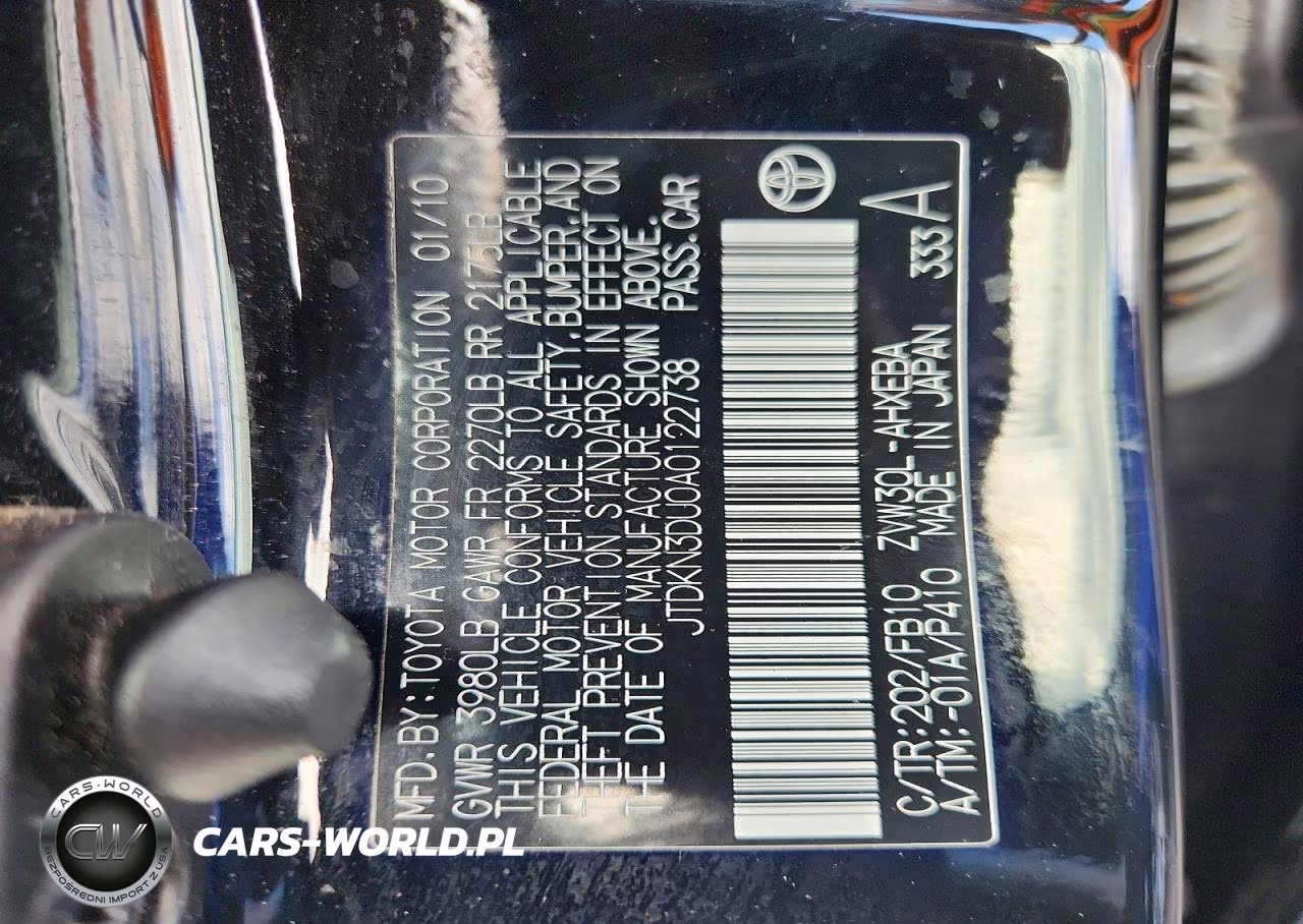2010 Toyota Prius Iii VIN:JTDKN3DU0A0122738 - 12
