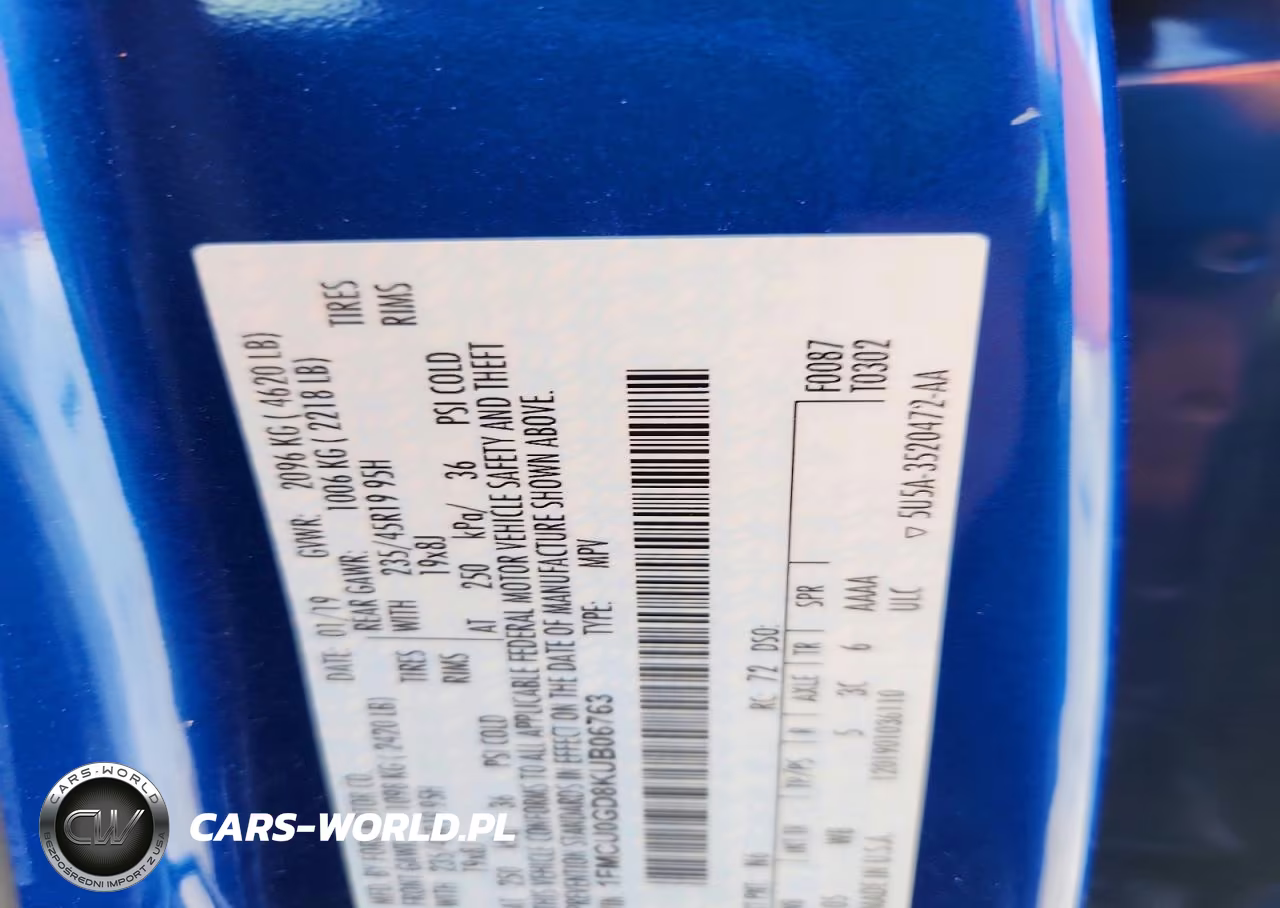 2019 Ford Escape Se VIN:1FMCU0GD8KUB06763 - 13