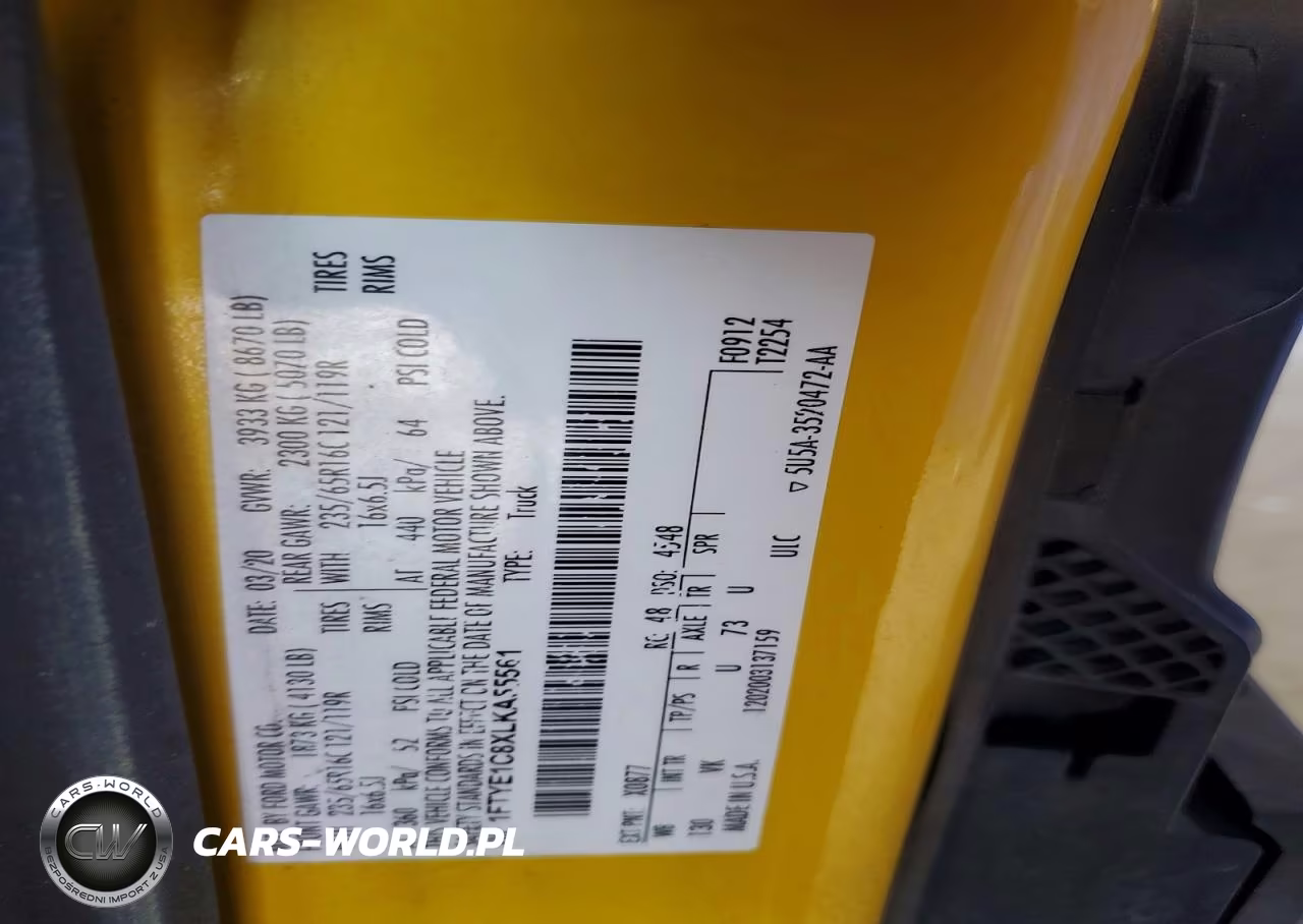 2020 Ford Transit 150 Delivery Van VIN:1FTYE1C8XLKA55561 - 12