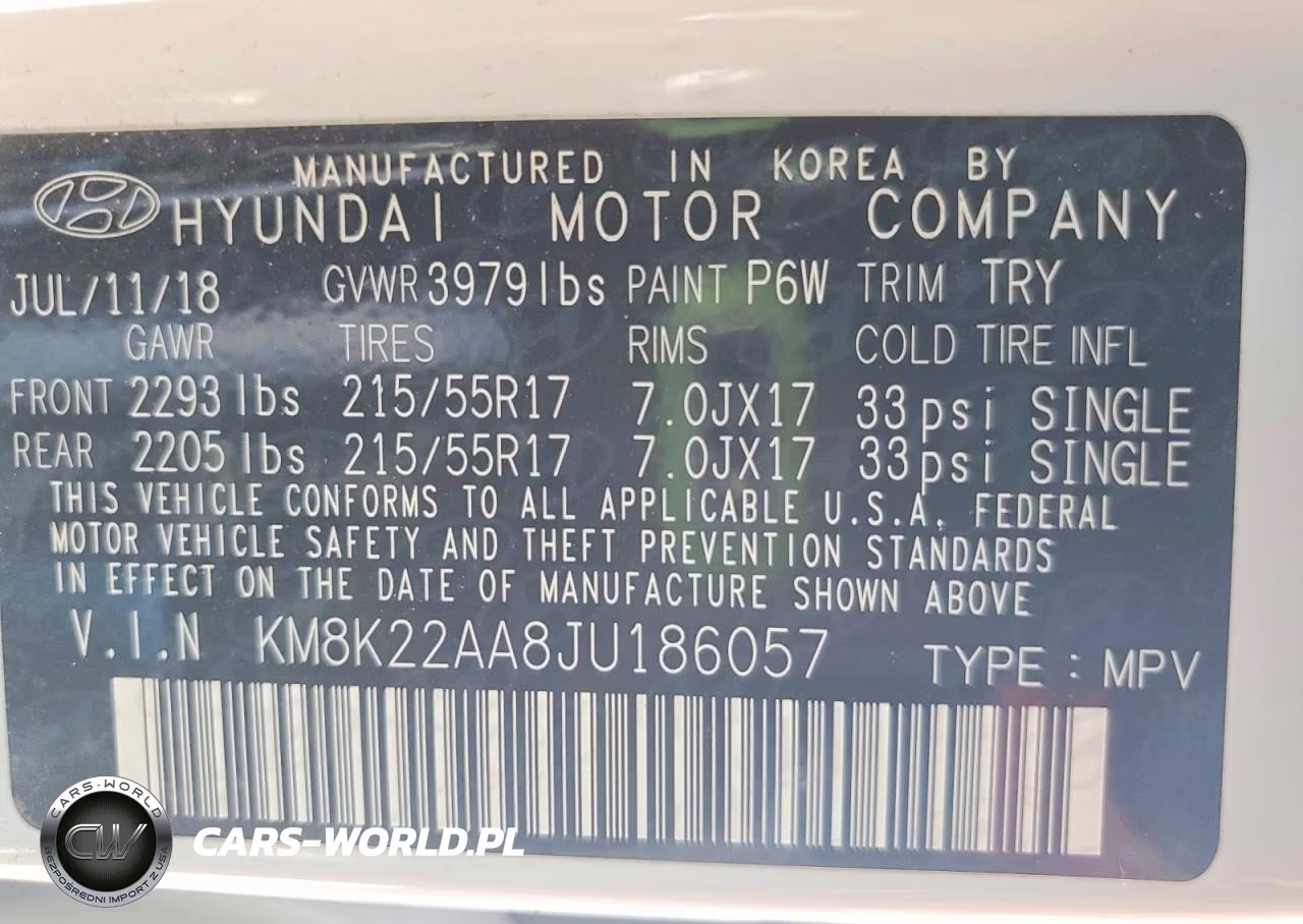 2018 Hyundai Kona Sel VIN:KM8K22AA8JU186057 - 13
