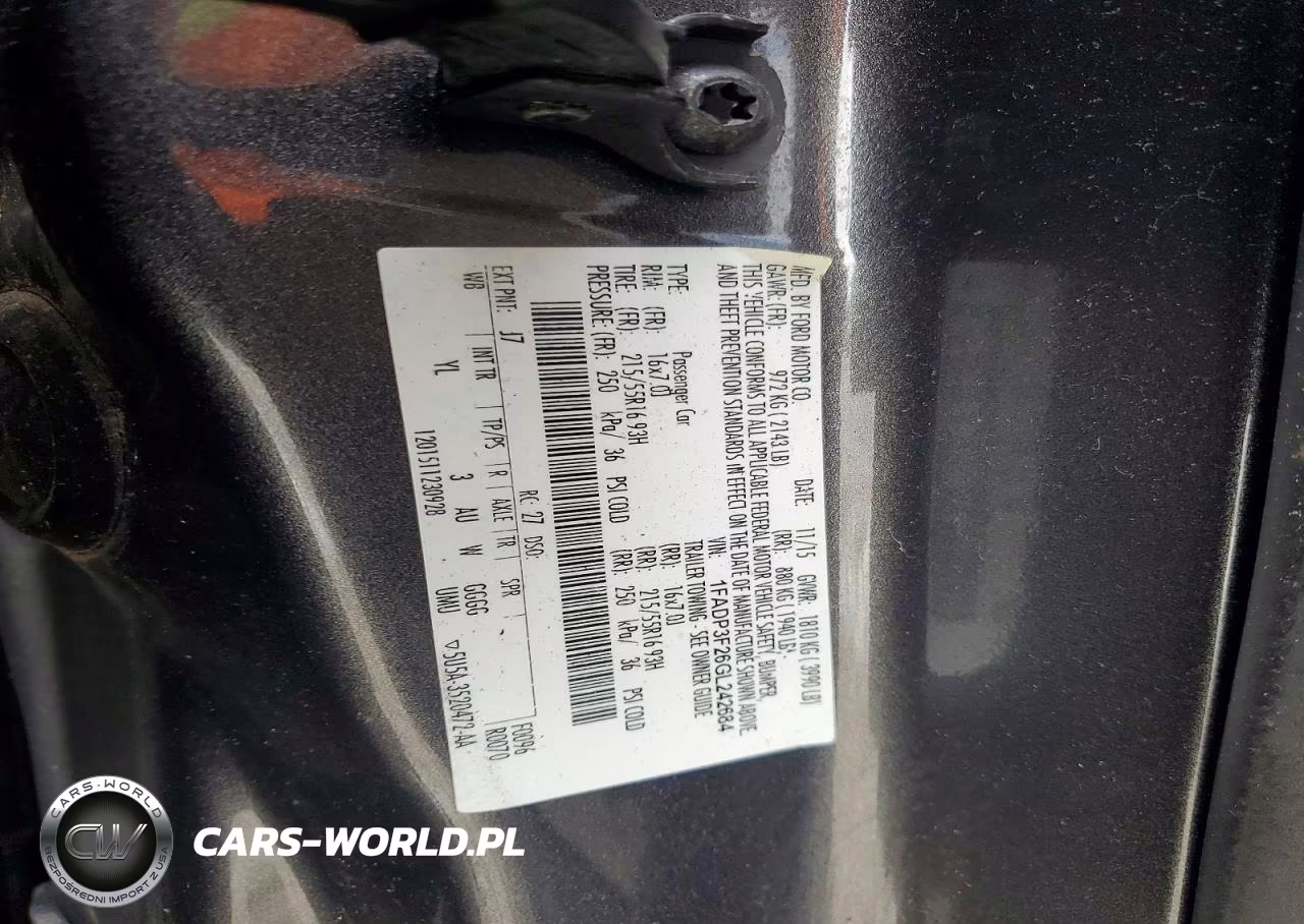 2016 Ford Focus Se VIN:1FADP3F26GL242684 - 12