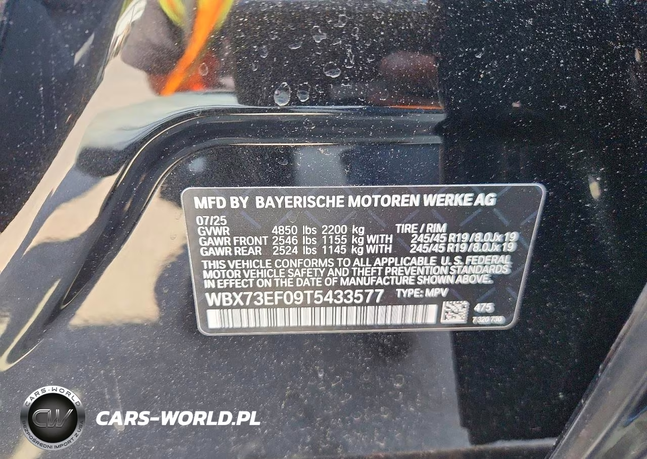 2026 BMW X1 xDrive28I VIN:WBX73EF09T5433577 - 14