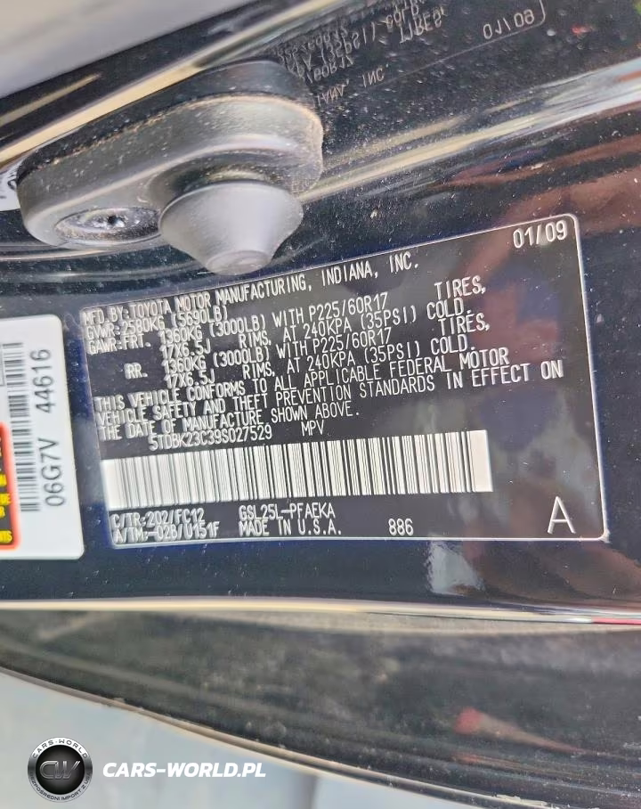 2009 Toyota Sienna Le VIN:5TDBK23C39S027529 - 13