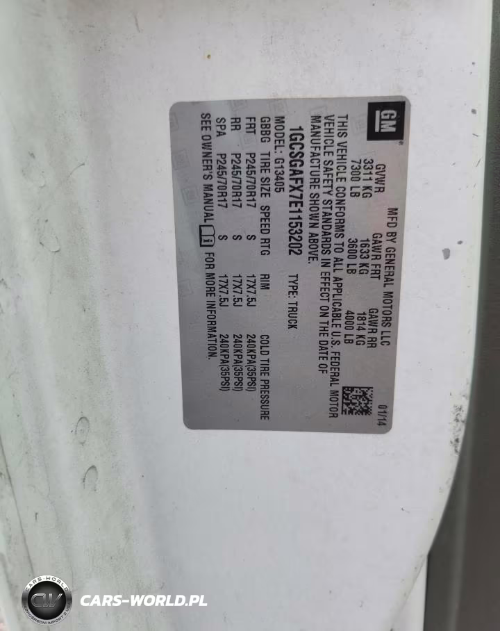 2014 Chevrolet Express G1500 VIN:1GCSGAFX7E1153202 - 13