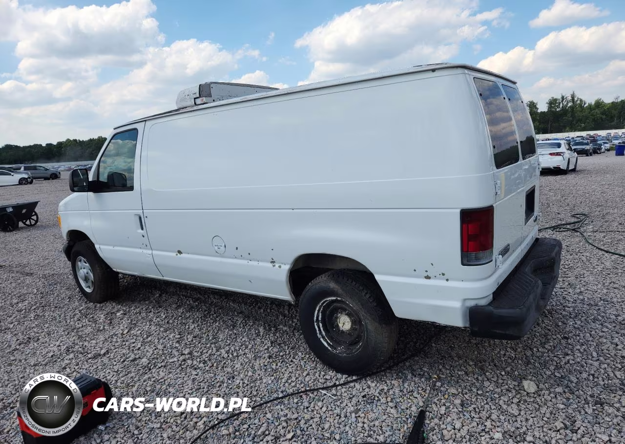 2006 Ford E350 Refrigerated Delivery Van VIN:1FTSE34P76HA08528 - 2