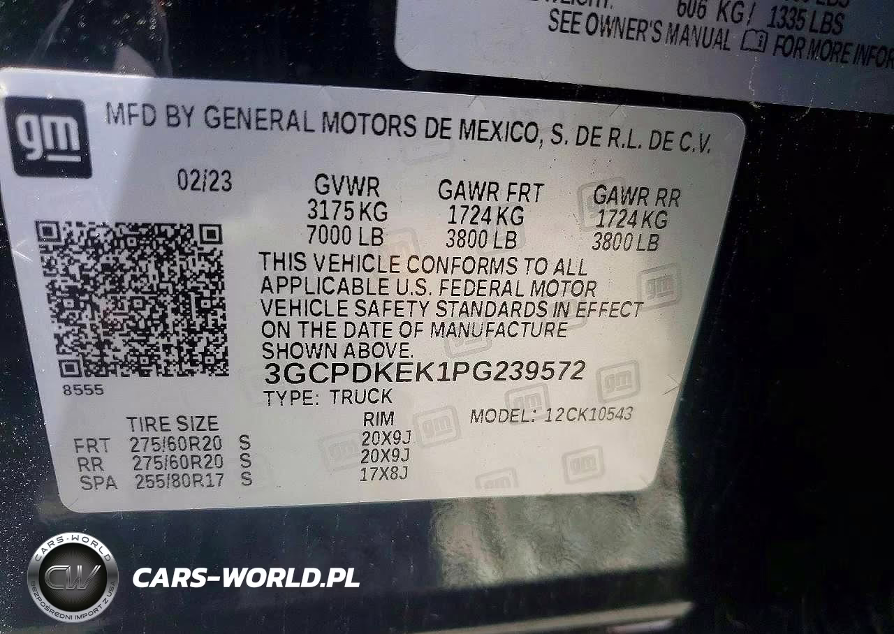 2023 Chevrolet Silverado K1500 Lt-L VIN:3GCPDKEK1PG239572 - 12