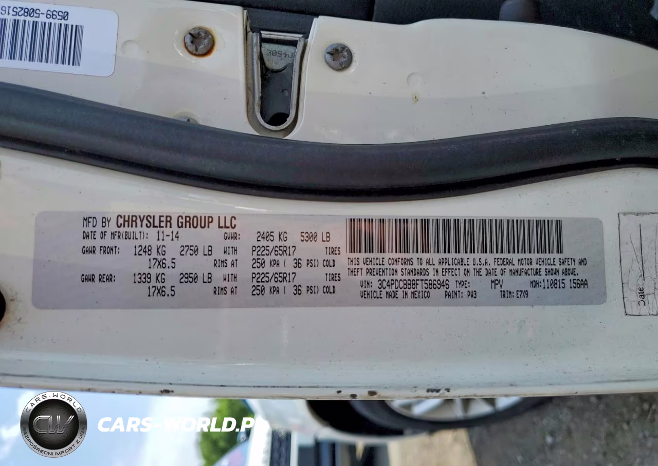 2015 Dodge Journey Sxt VIN:3C4PDCBB8FT586946 - 13