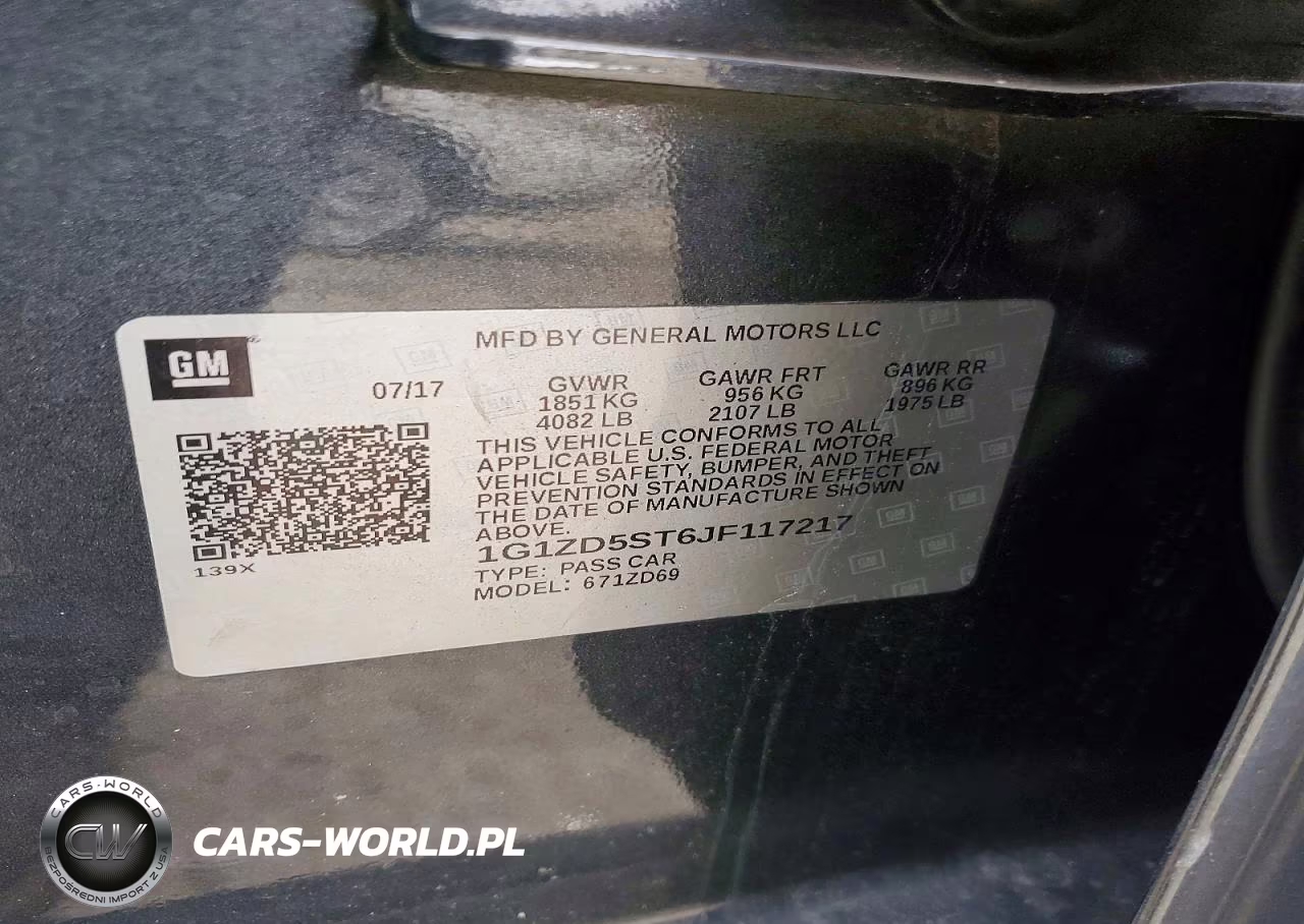 2018 Chevrolet Malibu Lt VIN:1G1ZD5ST6JF117217 - 12