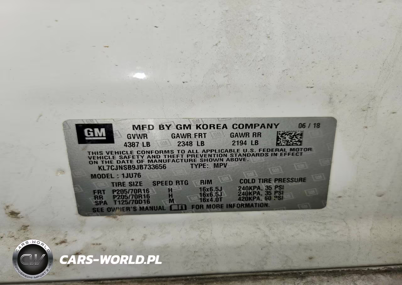 2018 Chevrolet Trax Ls VIN:KL7CJNSB9JB733656 - 14