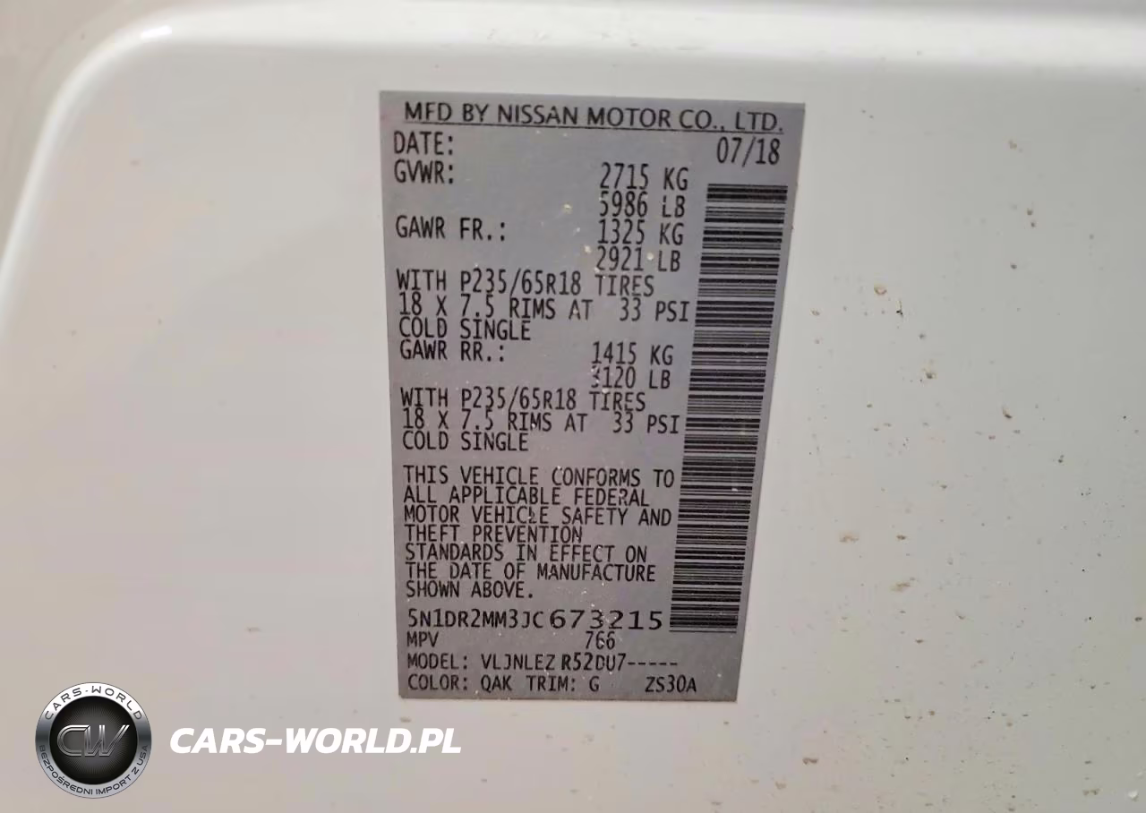 2018 Nissan Pathfinder Sv VIN:5N1DR2MM3JC673215 - 14