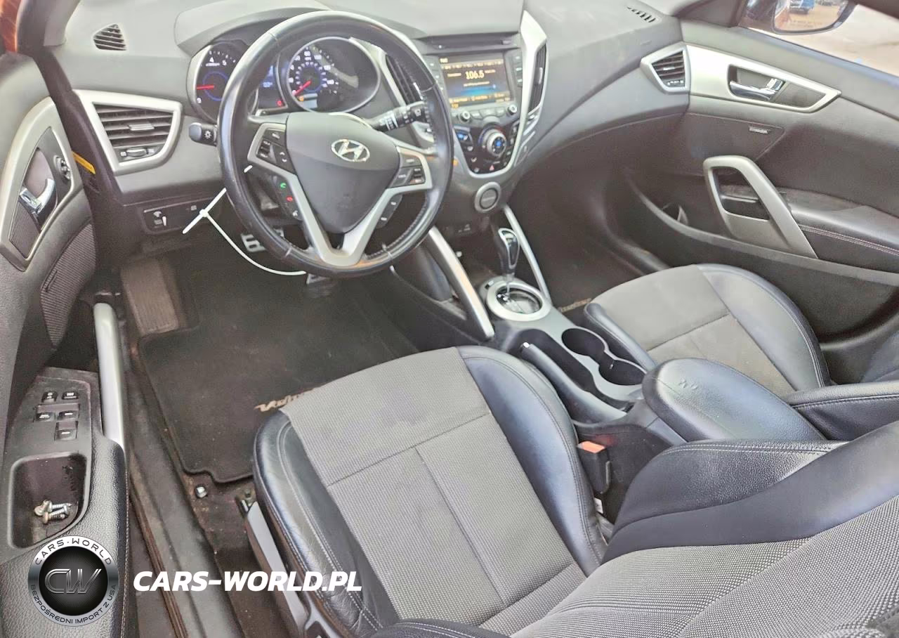 2015 Hyundai Veloster Base VIN:KMHTC6AD6FU244046 - 8