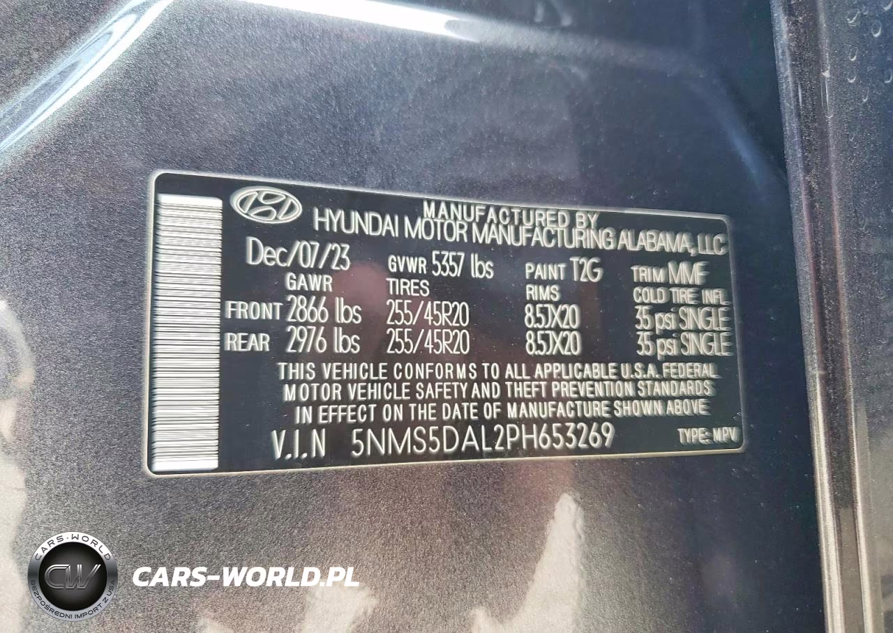 2023 Hyundai Santa Fe Calligraphy VIN:5NMS5DAL2PH653269 - 13