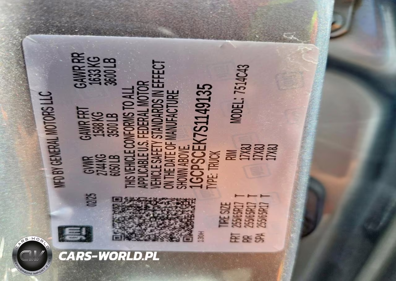 2025 Chevrolet Colorado Lt VIN:1GCPSCEK7S1149135 - 12