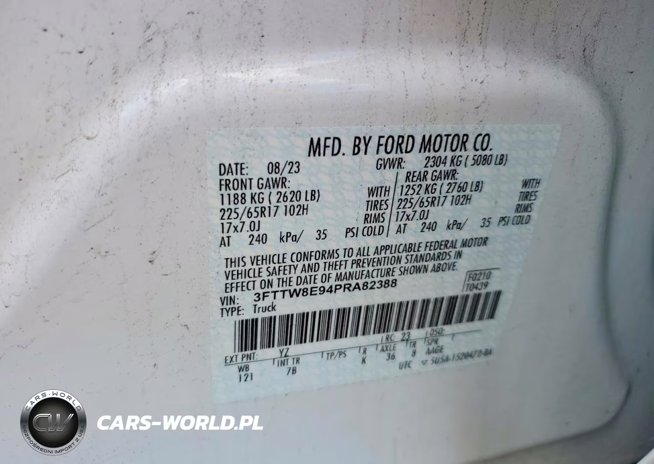 2023 Ford Maverick Xl VIN:3FTTW8E94PRA82388 - 13