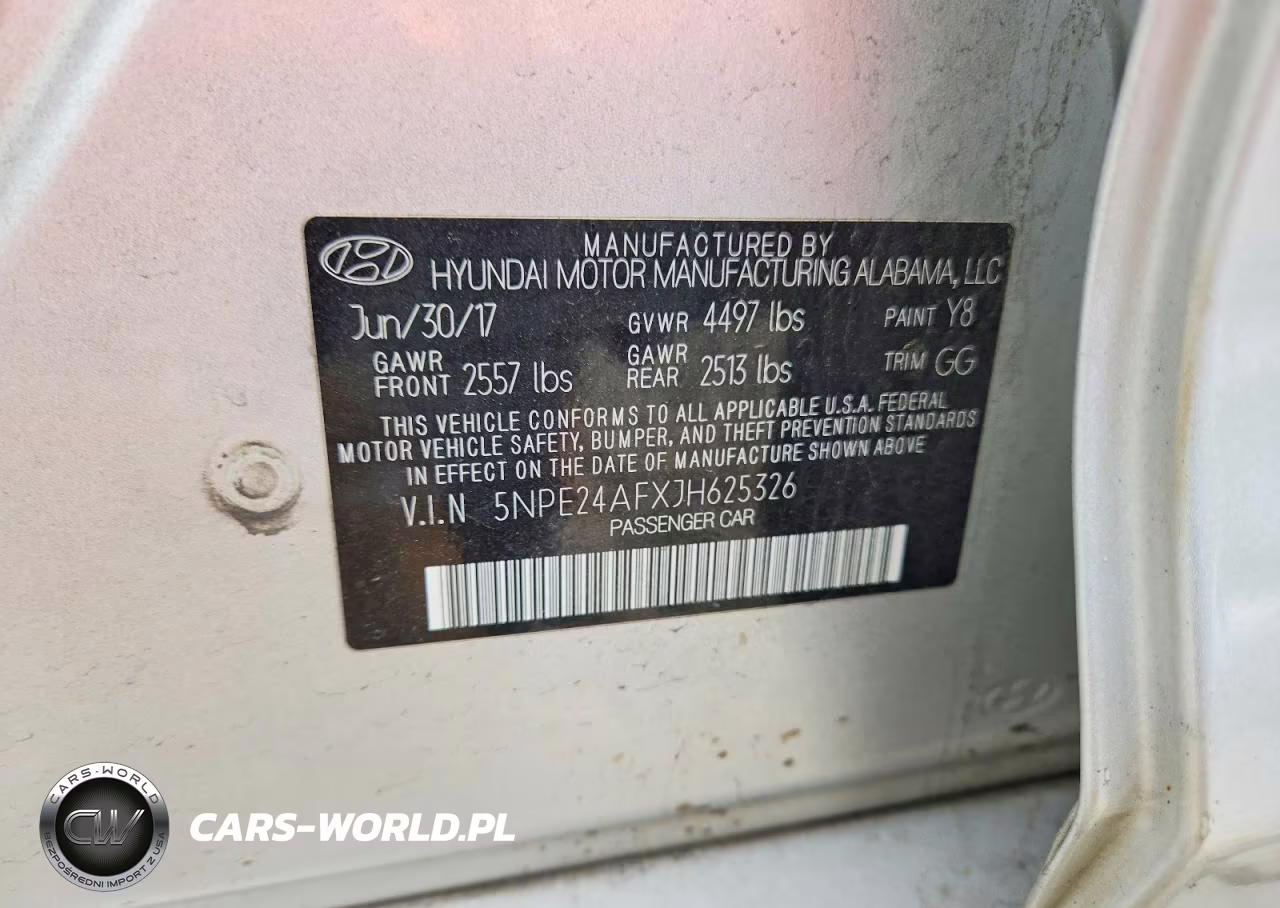 2018 Hyundai Sonata Se VIN:5NPE24AFXJH625326 - 12