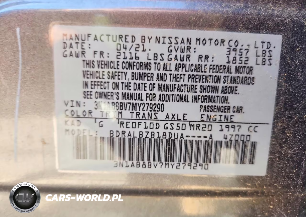 2021 Nissan Sentra S VIN:3N1AB8BV7MY279290 - 12