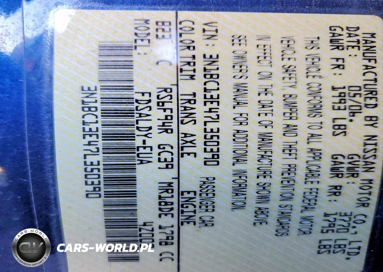 2007 Nissan Versa 1.8 S VIN:3N1BC13E47L350390 - 12