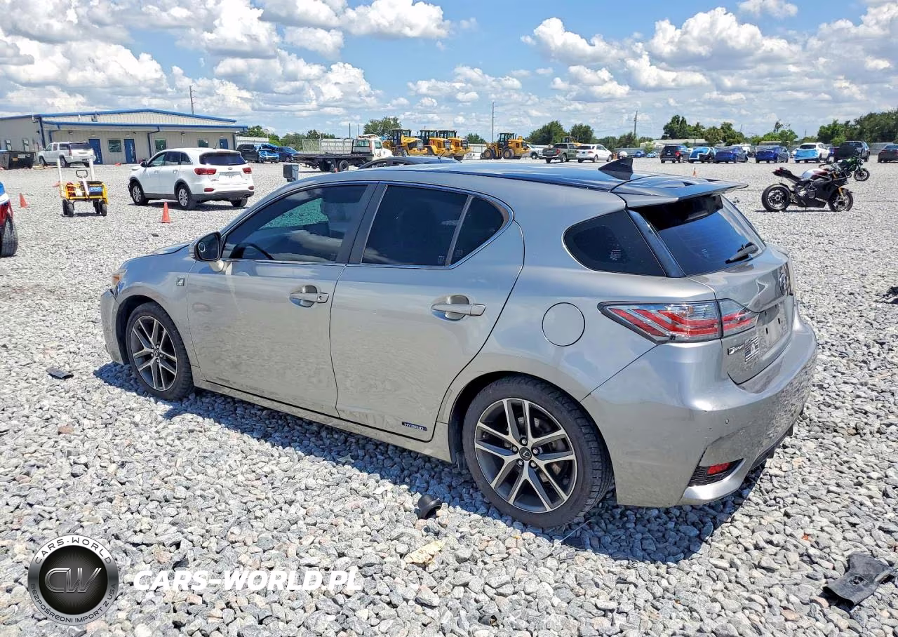 2017 Lexus Ct 200 VIN:JTHKD5BH0H2302044 - 2
