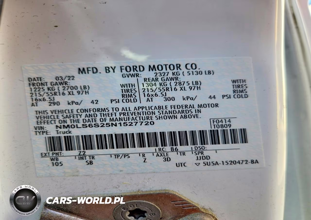 2022 Ford Transit Connect Xl VIN:NM0LS6S25N1527720 - 13