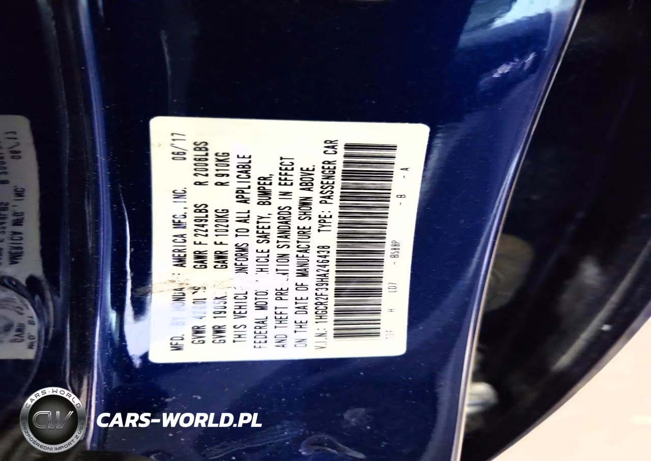 2017 Honda Accord Lx VIN:1HGCR2F39HA246438 - 12