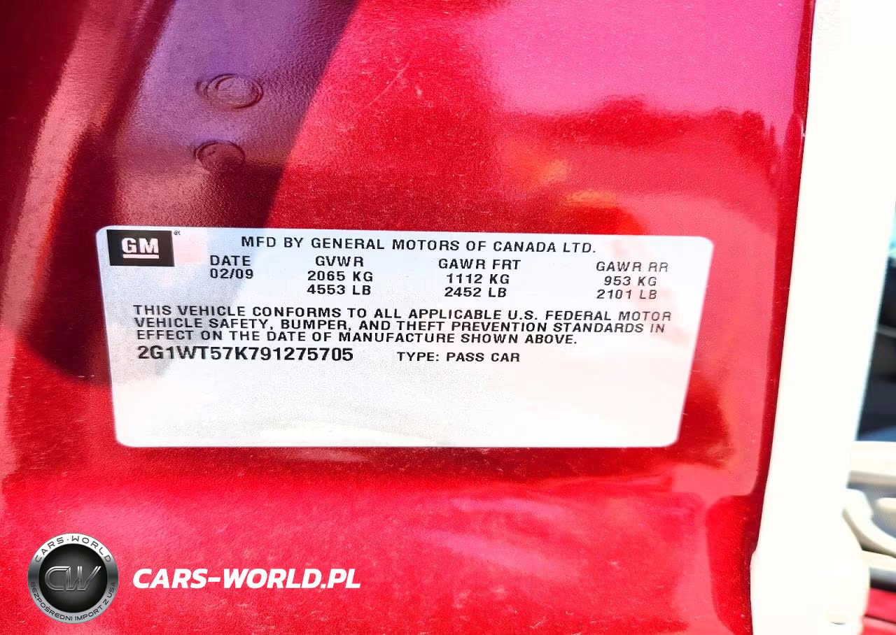 2009 Chevrolet Impala 1Lt VIN:2G1WT57K791275705 - 12