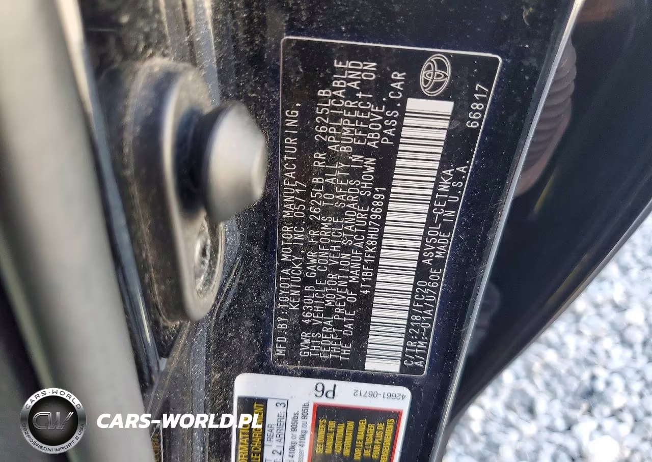 2017 Toyota Camry Le VIN:4T1BF1FK8HU796891 - 12