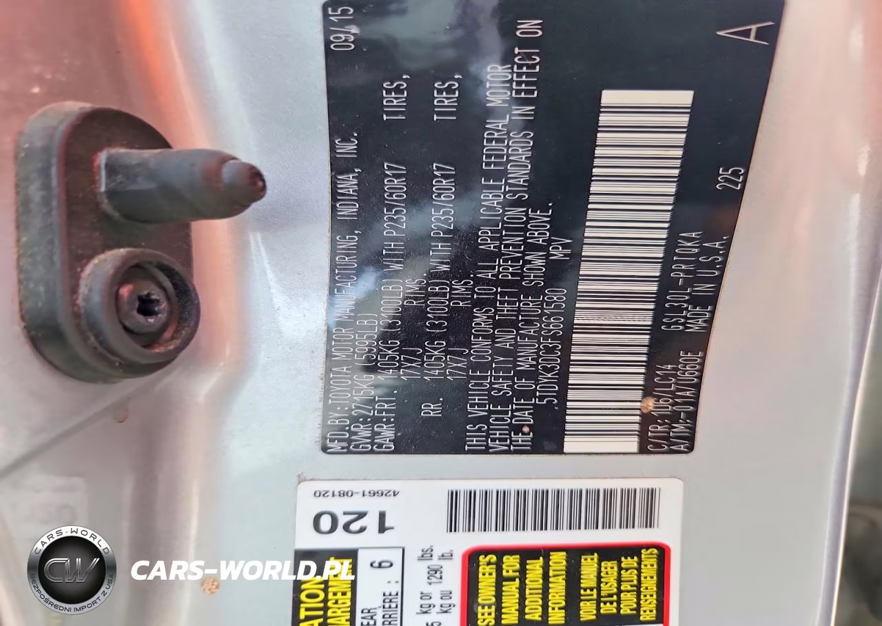 2015 Toyota Sienna Xle Premium 8-Passenger VIN:5TDYK3DC3FS661580 - 13