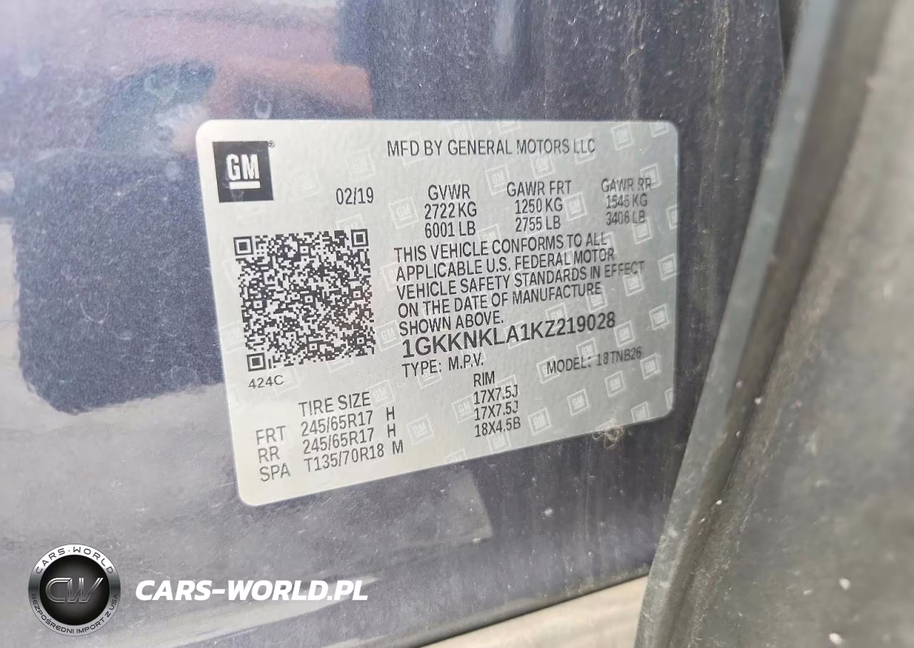 2019 GMC Acadia Sle VIN:1GKKNKLA1KZ219028 - 13
