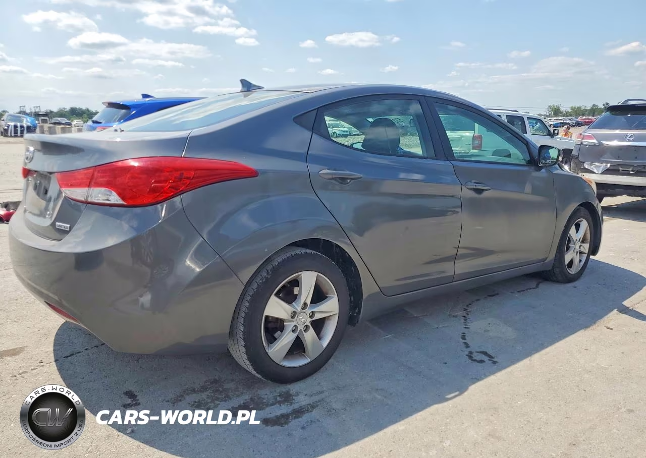 2013 Hyundai Elantra Limited VIN:5NPDH4AE9DH160432 - 3
