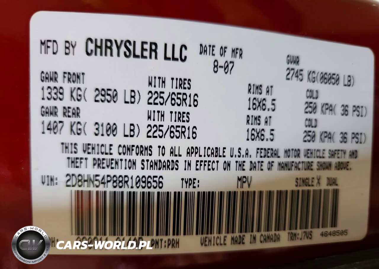 2008 Dodge Grand Caravan Sxt VIN:2D8HN54P88R109656 - 13