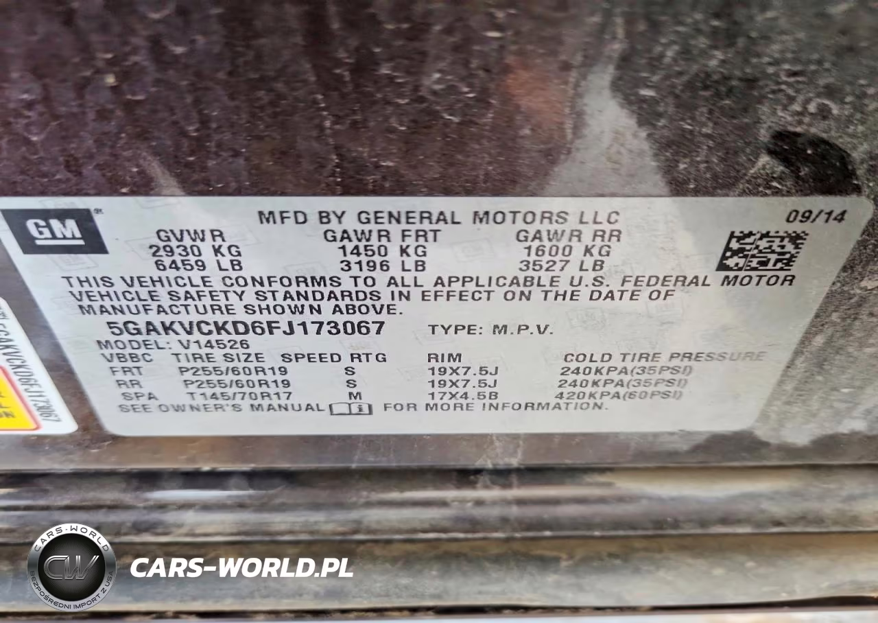 2015 Buick Enclave VIN:5GAKVCKD6FJ173067 - 13