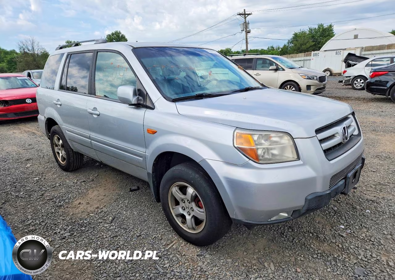 2007 Honda Pilot Ex-L VIN:2HKYF18737H517556 - 4