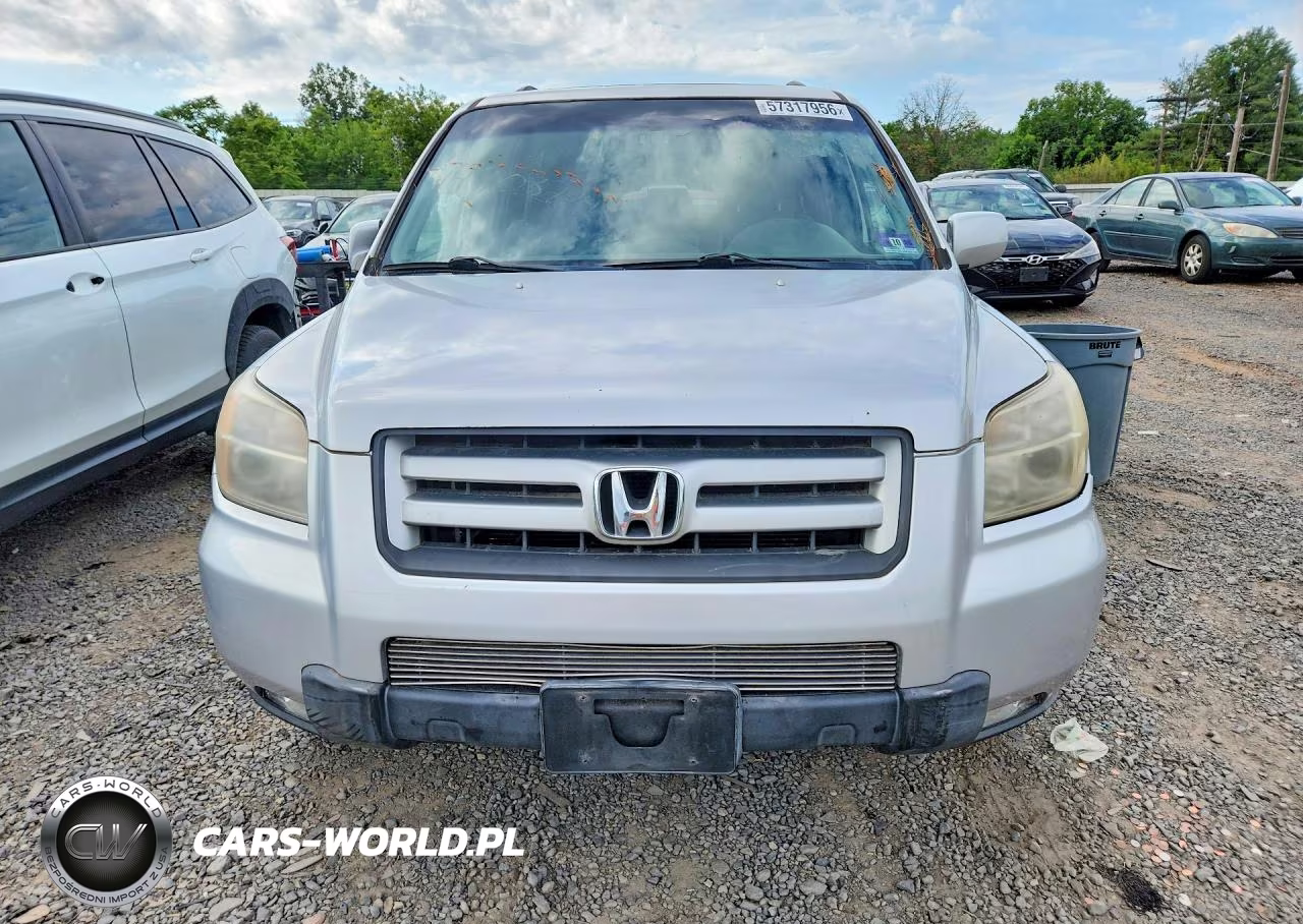 2007 Honda Pilot Ex-L VIN:2HKYF18737H517556 - 5
