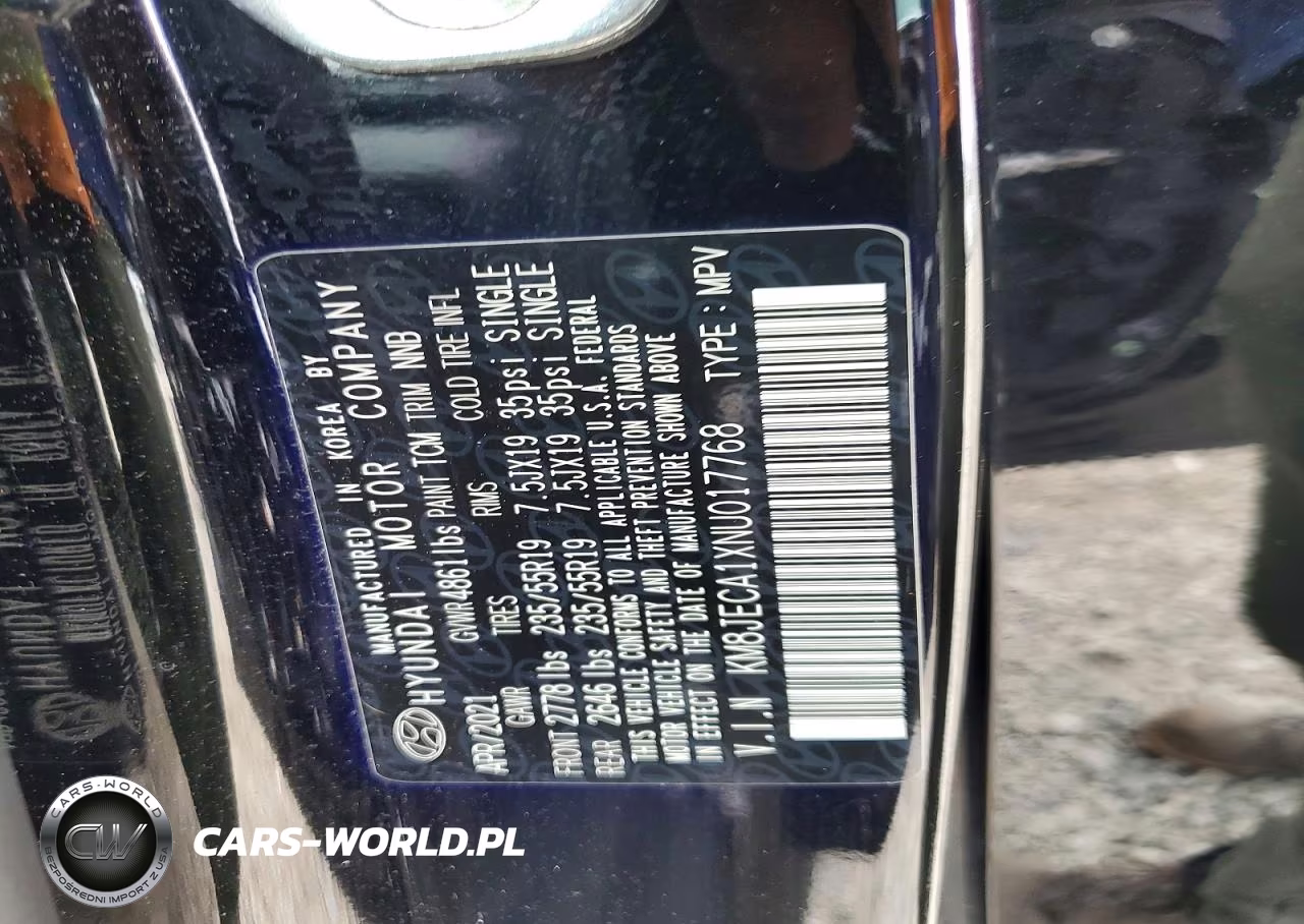 2022 Hyundai Tucson Limited VIN:KM8JECA1XNU017768 - 14