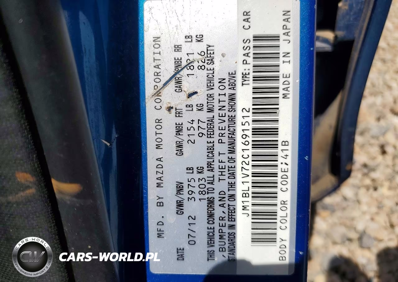 2012 Mazda 3 VIN:JM1BL1V72C1691512 - 13