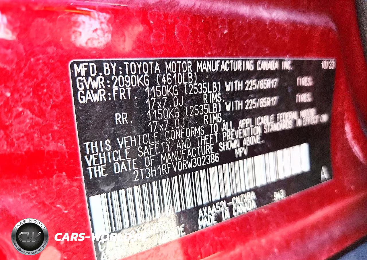 2024 Toyota Rav4 Le VIN:2T3H1RFV0RW302386 - 12