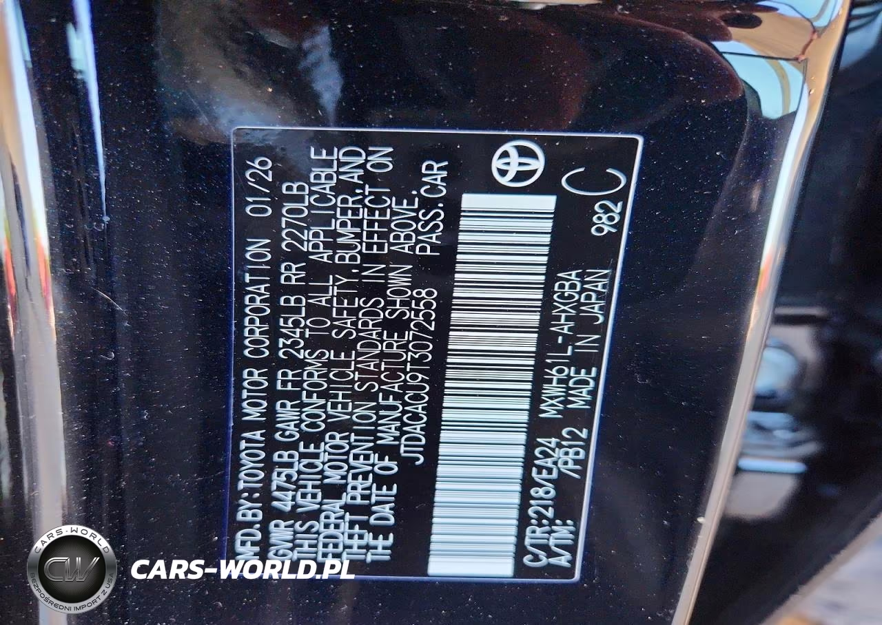2026 Toyota Prius Plug-In Hybrid Nightshade VIN:JTDACACU9T3072558 - 12